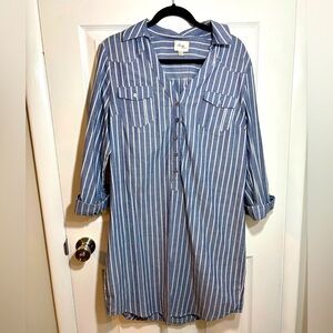 Striped Dress - Beige by eci